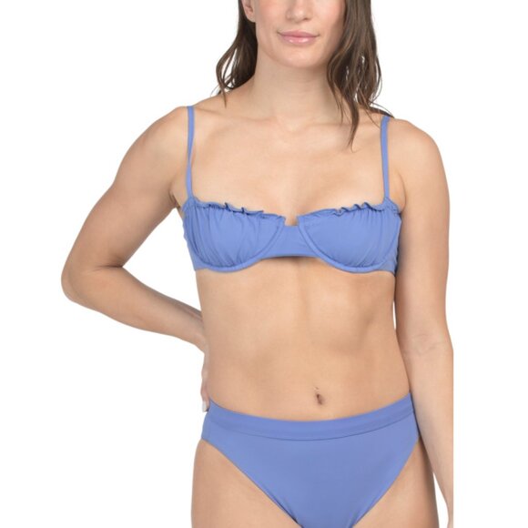 DIPPIN DAISY Blue Primrose Swim Top - Picture 1 of 2